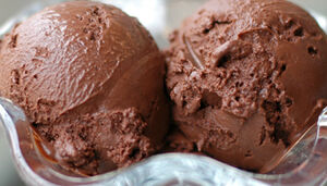 Chocolate sorbet