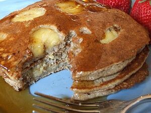 Buckwheat Banana Pancakes