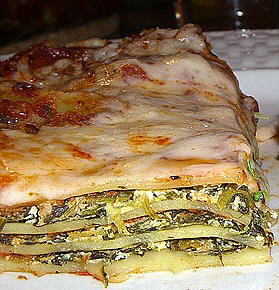 Spinach lasagna