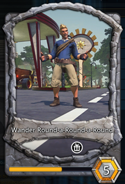 Wander round a round a round