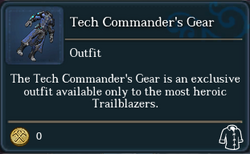 Tech Commander's Gear (tooltip)