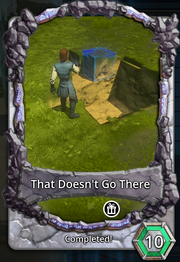 That doesn't go there