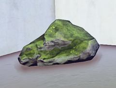 Medium Mossy Old Growth Rock 2 prop placed