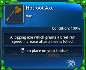 Hotfoot-axe