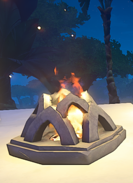 Landmark Braizer prop placed