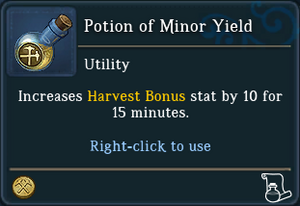 Potion of Minor Yield