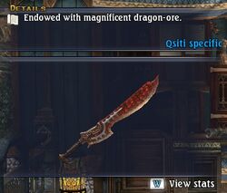 Draconile Falchion