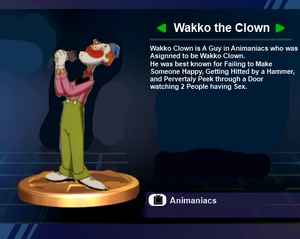 Wakko Clown Trophy