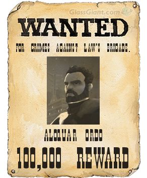 Aloquar Ordo's Wanted Poster