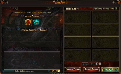 Team arena