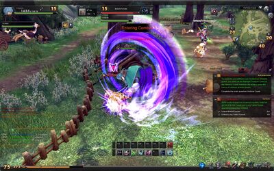 Valstork whirling slash