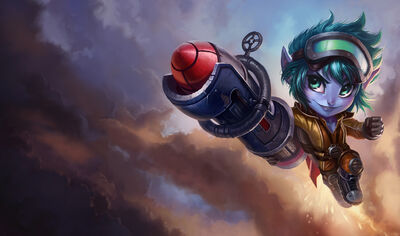 Tristana RocketGirlSkin old