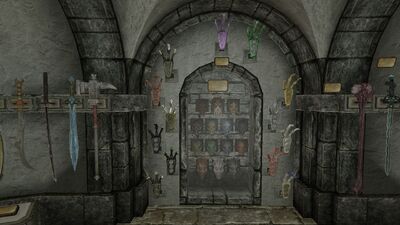 Claws and masks display