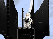 Saruman atop Orthanc