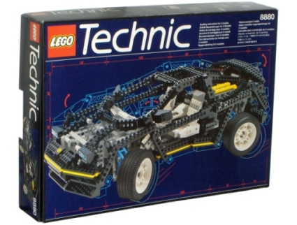 lego technic black car 8880