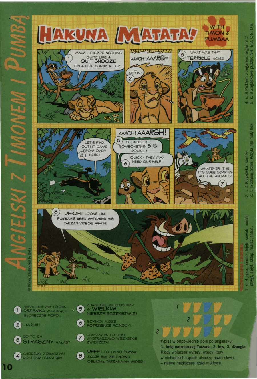 Image - Timon n Pumbaa comic 4.png | The Lion King Wiki | FANDOM ...