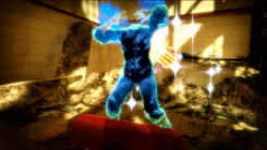 Blue Headless Zombie Minigame