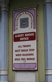 Albert Bridge Sign