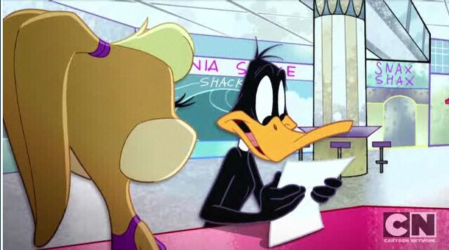 File:Daffy duck reading Script.jpg