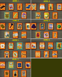 Cartas de The Simpsons Hit & Run