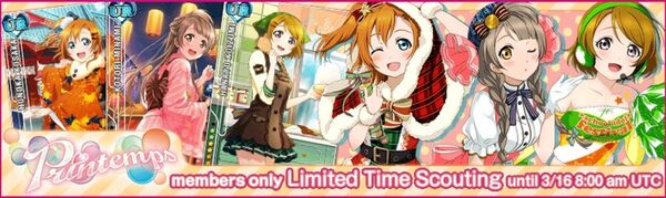 (3-13) Printemps Limited Scouting