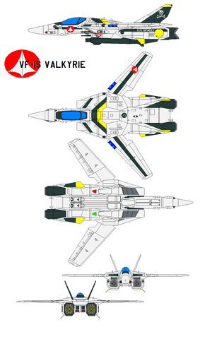 File:VF1S Fighter-Left-Top-Bottom-Front-Back.png