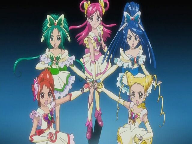 File:Yes! Pretty Cure 5 in the Five Explosion attack.jpg