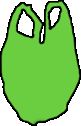 Weapons 2 green plasticbag