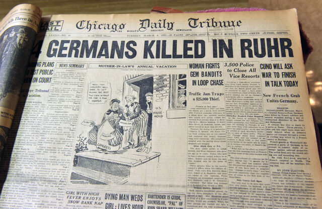 Archivo:France Invades Ruhr Chicago Daily Tribune 6 March 1923.jpg