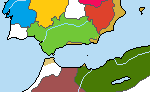 Mapa de Expansión Estrecho de Qerca-Ota-Dinasías