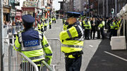 Garda Officers roadblock