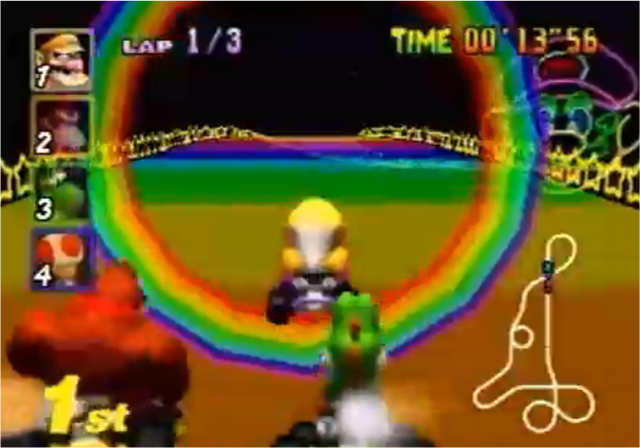 File:MK64 Rainbow Road.png