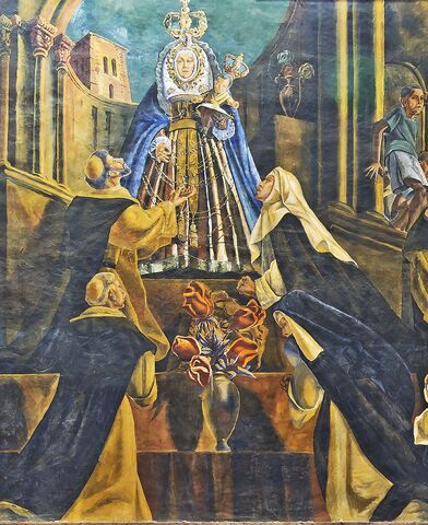 Archivo:Revelacion del Santo Rosario a Santo Domingo de Guzman.jpg