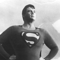 Holiday Superman mug