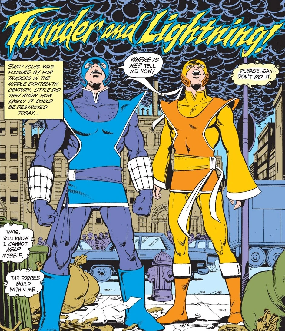 Thunder and Lightning DC Database FANDOM powered by Wikia