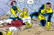 Axel Cluney, Edith Sawyer and Tike Alicar (Earth-616) from X-Force Vol 1 116 0001