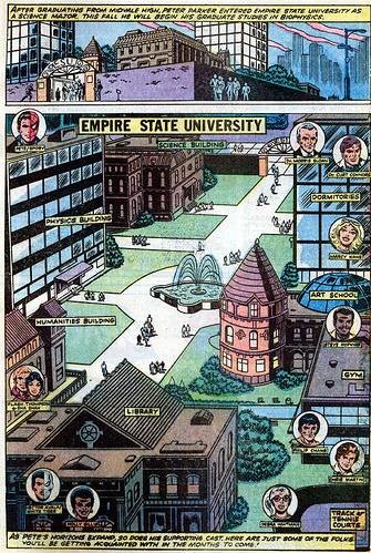 Empire State University from Peter Parker, The Spectacular Spider-Man Annual Vol 1 3