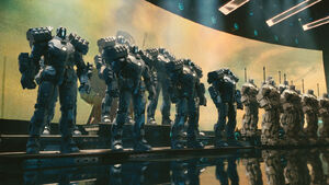 Hammer Drones Expo from Iron Man 2 (film) 0001
