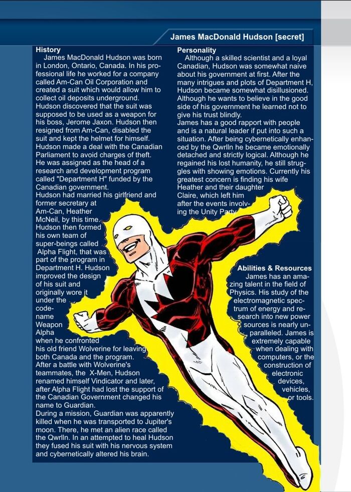 Marvel Heroic Roleplaying - Hero Datafile Guardian 02