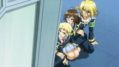 The Student Council takes cover