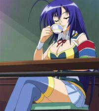 Medaka's sleeveless uniform