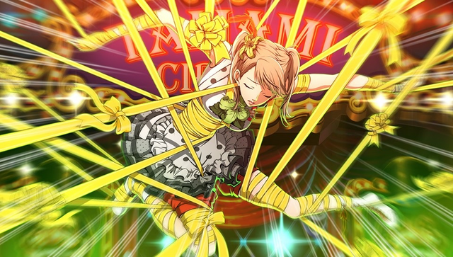 File:P4D story mode Tamami Uesugi trapped in one of the stages.png