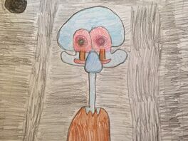 Squidwards suicide drawing By me