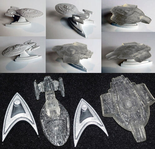 File:Hot Wheels USS Voyager and USS Defiant prototypes.jpg