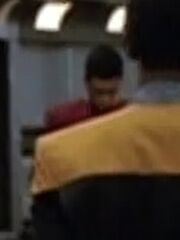 Sternenflottenoffizier Kommando Navigation USS Voyager 2373 Sternzeit 50693.jpg