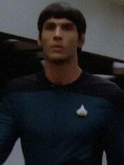 Vulkanischer Sternenflottenoffizier Wissenschaft USS Enterprise-D 2364
