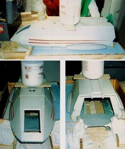 File:Galileo type shuttlecraft 2.5 studio model nearing completion.jpg