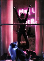 Selina becoming Catwoman
