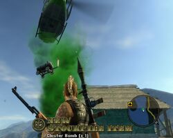 Cluster Bomb pickup