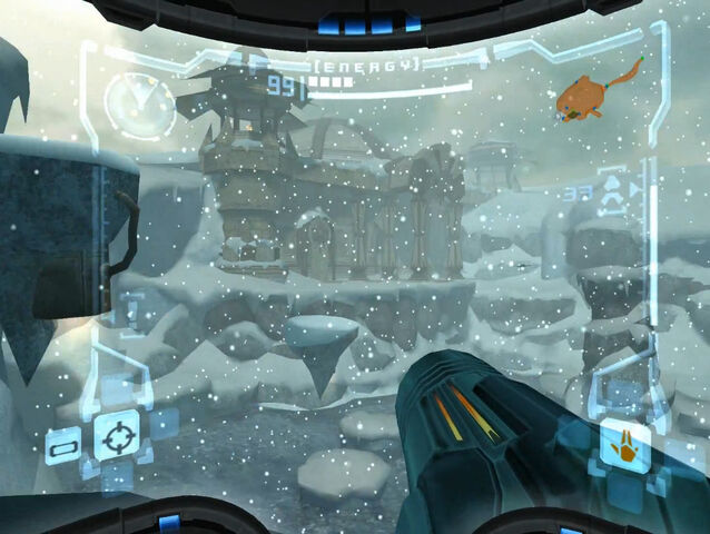 File:Phendrana Shorelines chozo ice temple dolphin hd.jpg